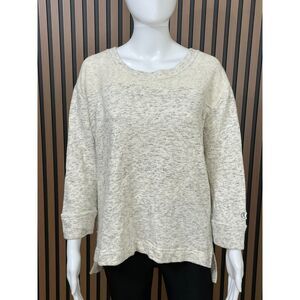 Todd Snyder x Champion Women's M Gray Sweater Cotton Pullover Casual Holiday